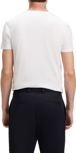 BECKHAM X BOSS▼cotton T-shirt▼半袖Tシャツ BOSS - BECKHAM x BOSS T-shirt in mercerised cotton - White