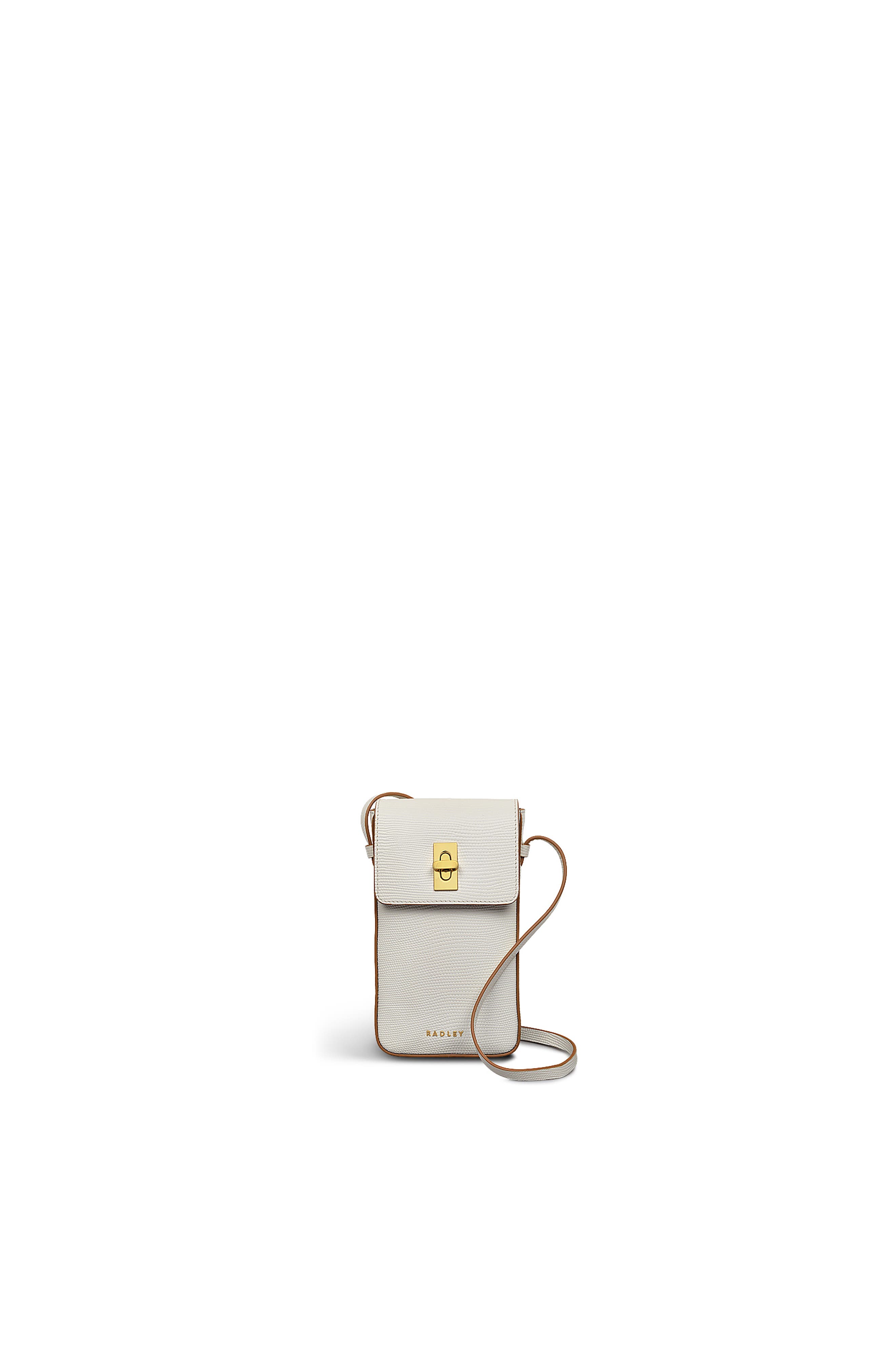 Radley Threadneedle Street Medium  Phone Crossbody Bag, Main, color, Chalk