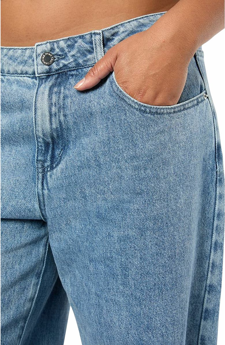 WeWoreWhat Relaxed Low Rise Baggy Pant, Alternate, color, Mid Wash