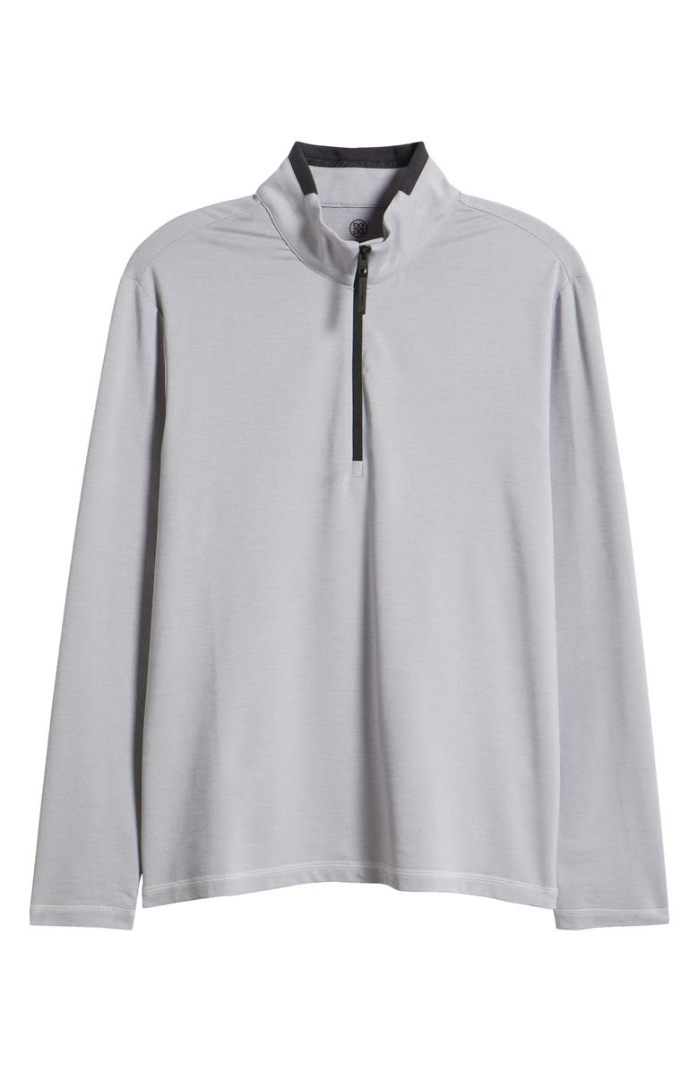 G/FORE Quarter Zip Performance Pullover, Alternate, color, Light Grey Melange