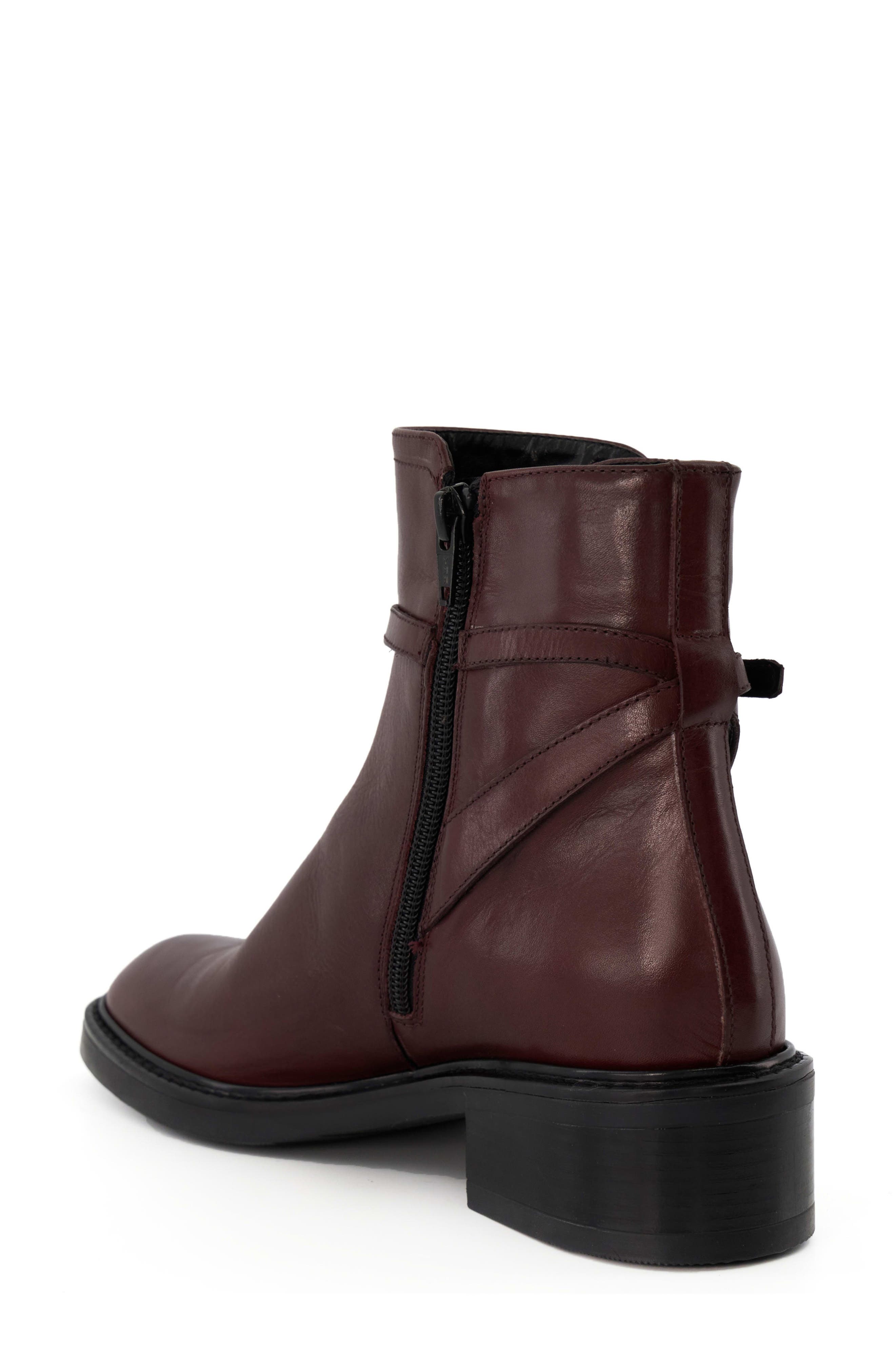 Dune London Praising Bootie, Alternate, color, Burgundy