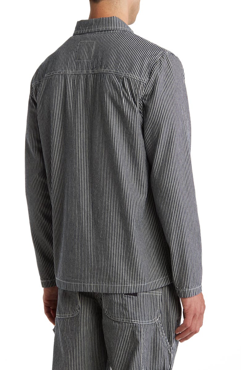 Vans Hickory Stripe Drill Cotton Chore Coat, Alternate, color, 