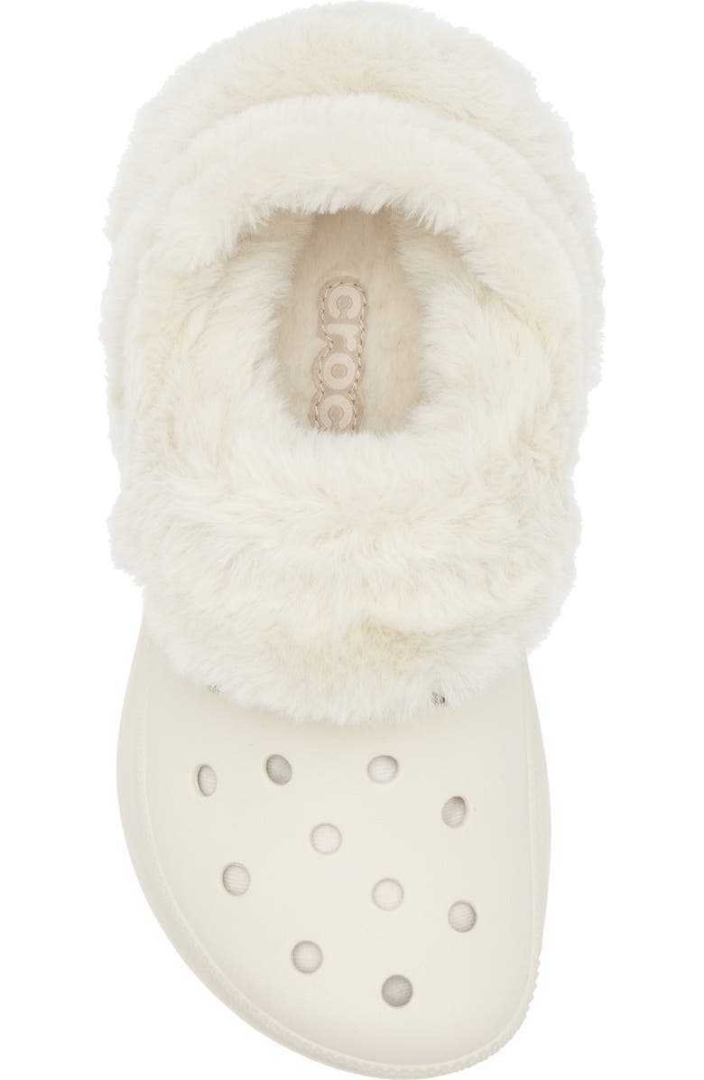 CROCS Bae Fleece Lined Platform Clog, Alternate, color, Stucco