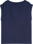 Zella Ultra Soft Knit Gathered Shoulder Top