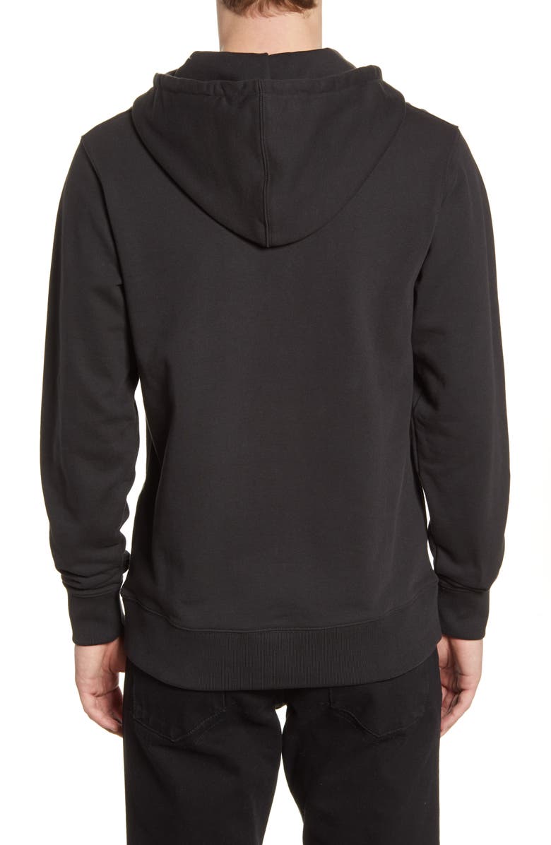 Saturdays NYC Ditch Miller Embroidered Hooded Sweatshirt, Alternate, color, Black