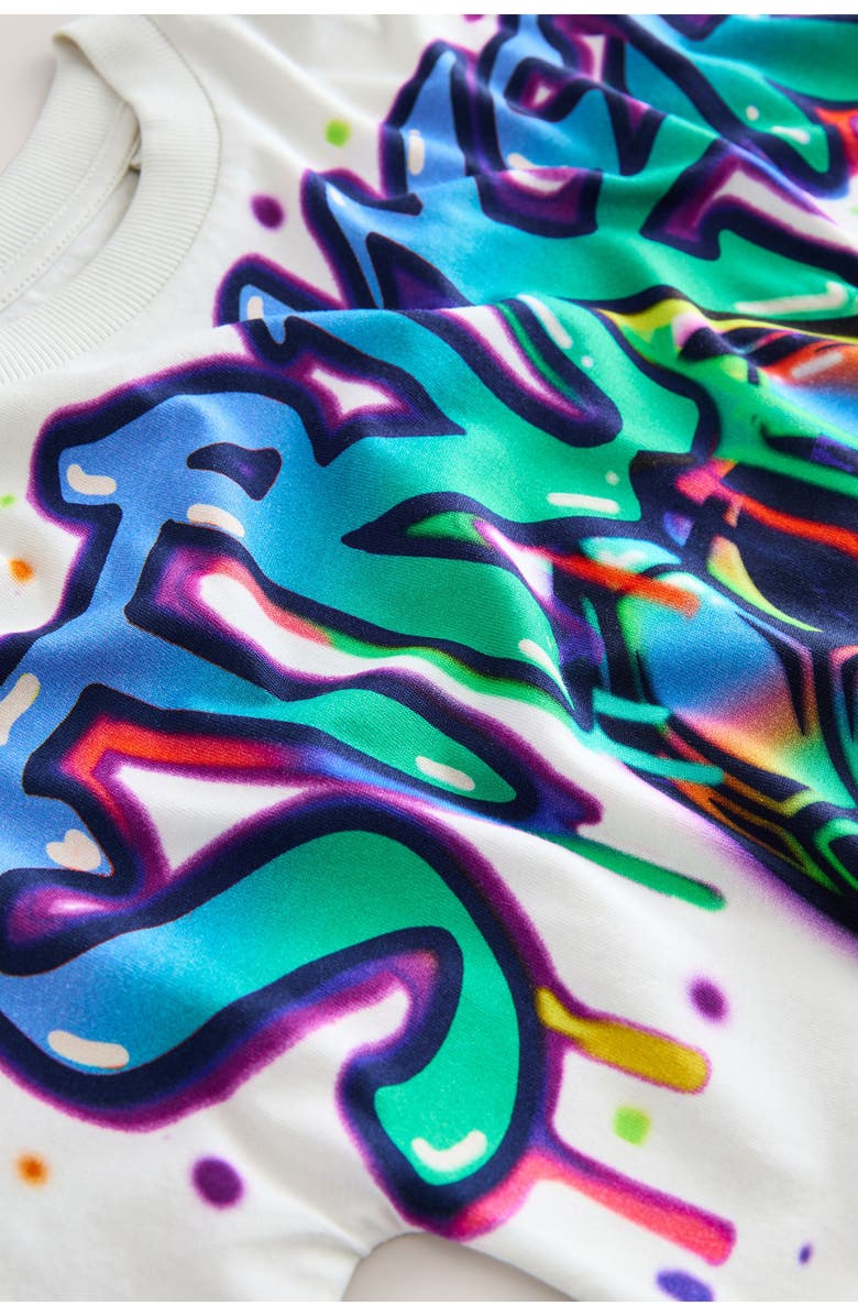 NEXT Kids' Graffiti Soccer Cotton Graphic T-Shirt, Alternate, color,