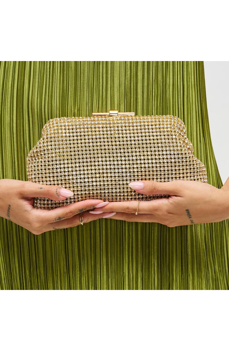 URBAN EXPRESSIONS HANDBAGS Delfina Evening Bag, Alternate, color, Gold