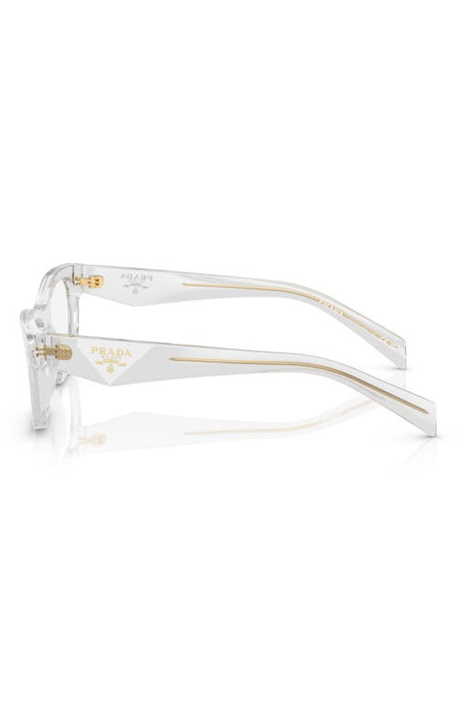 Prada Pr B01v 12r1o1 Trasparente Grigio Glasses In Transparent