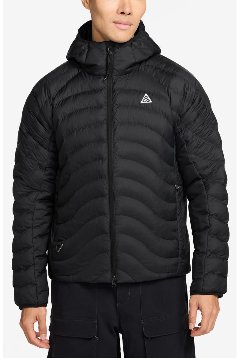 ACG Therma-FIT ADV Lava Flow Hooded Jacket, Main, color, BLACK/ SUMMIT WHITE