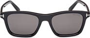 TOM FORD Barron 54mm Square Sunglasses