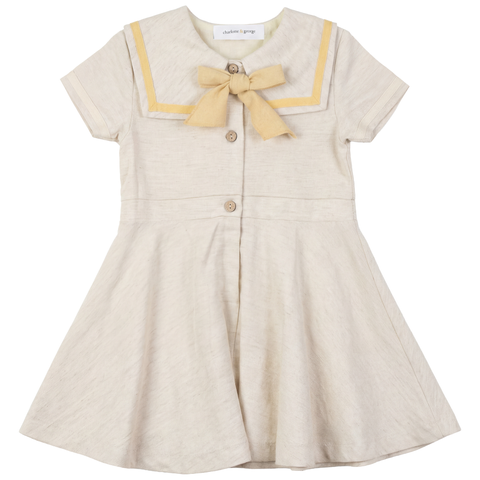 Sailor Collar A-Line Dress (Toddler, Little Kid & Big Kid)
