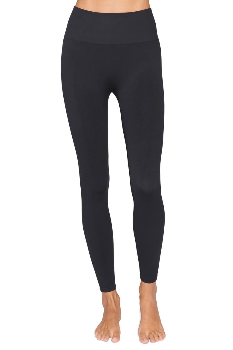 Icon High Waist Leggings, Main, color, BLACK