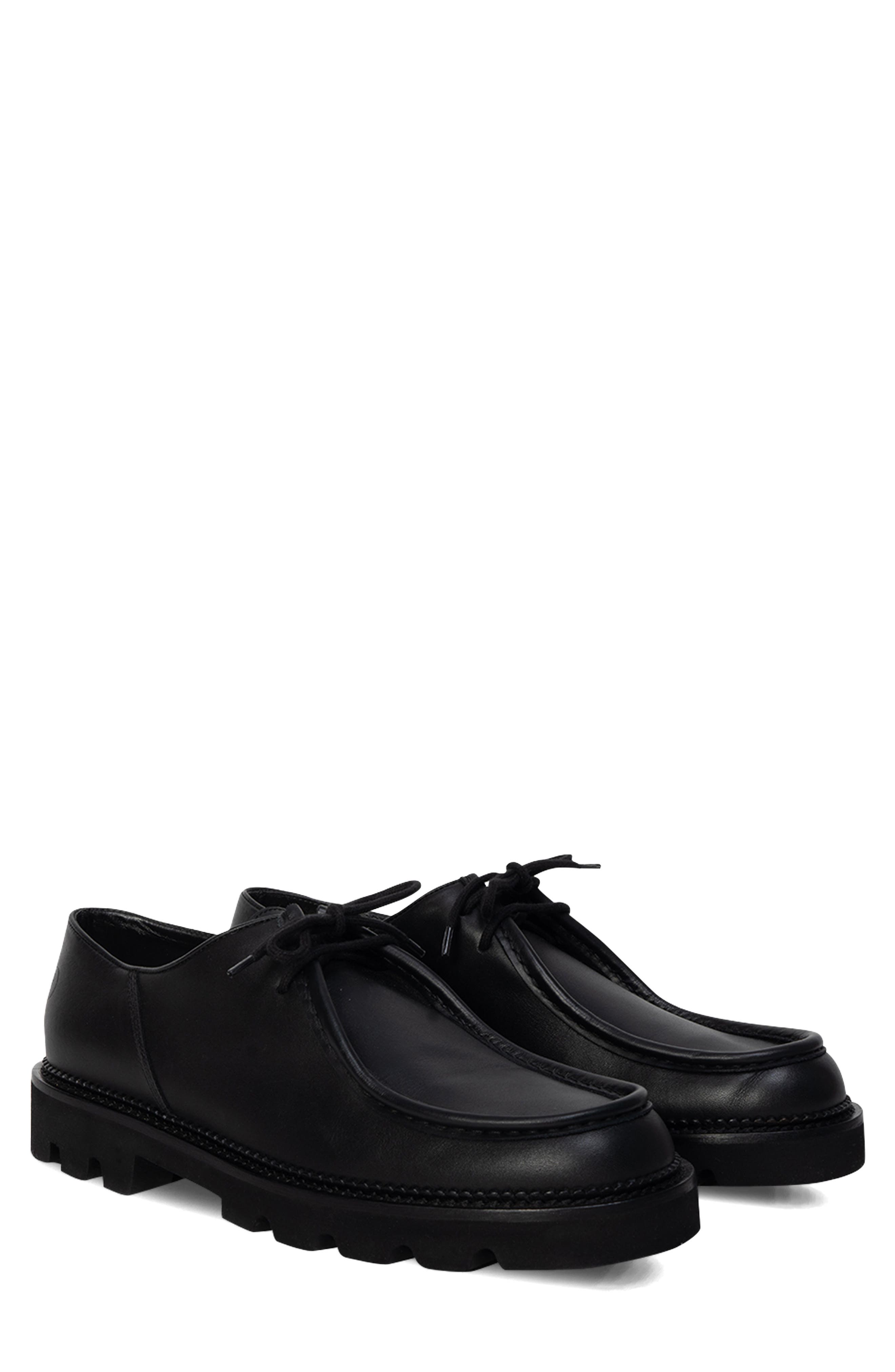 Collegium Moc Toe Derby, Main, color, Nero