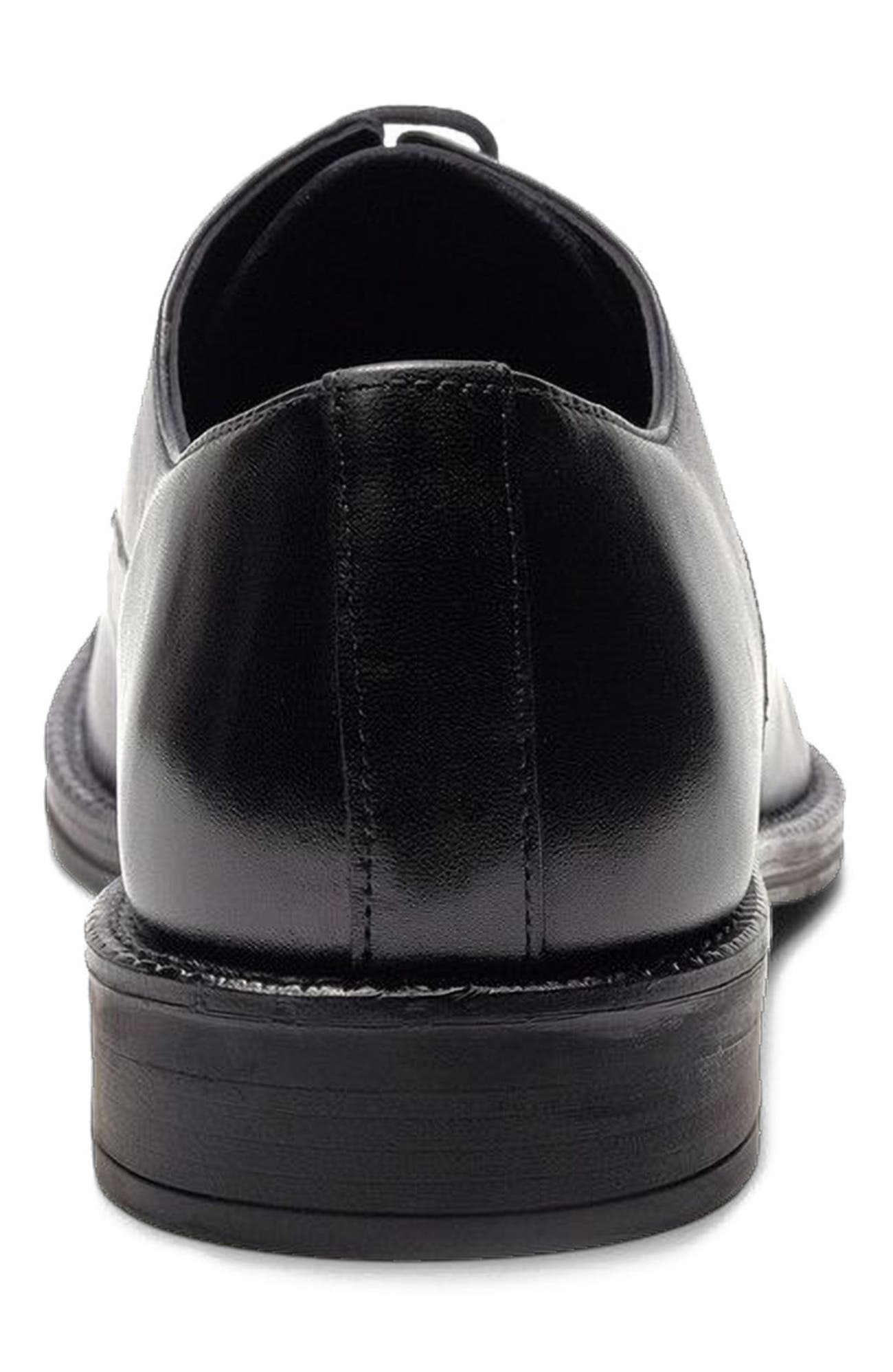 A. Veer Maddox Cap-toe Oxford, Alternate, color, Black Leather