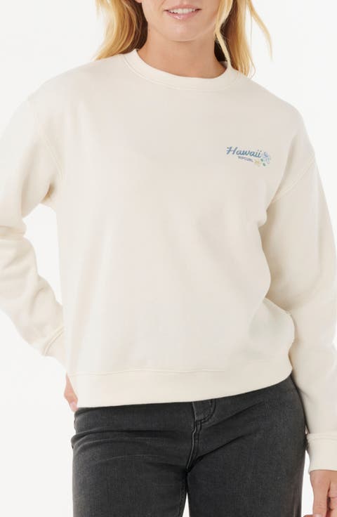 Pacific Cotton Blend Graphic Sweatshirt
