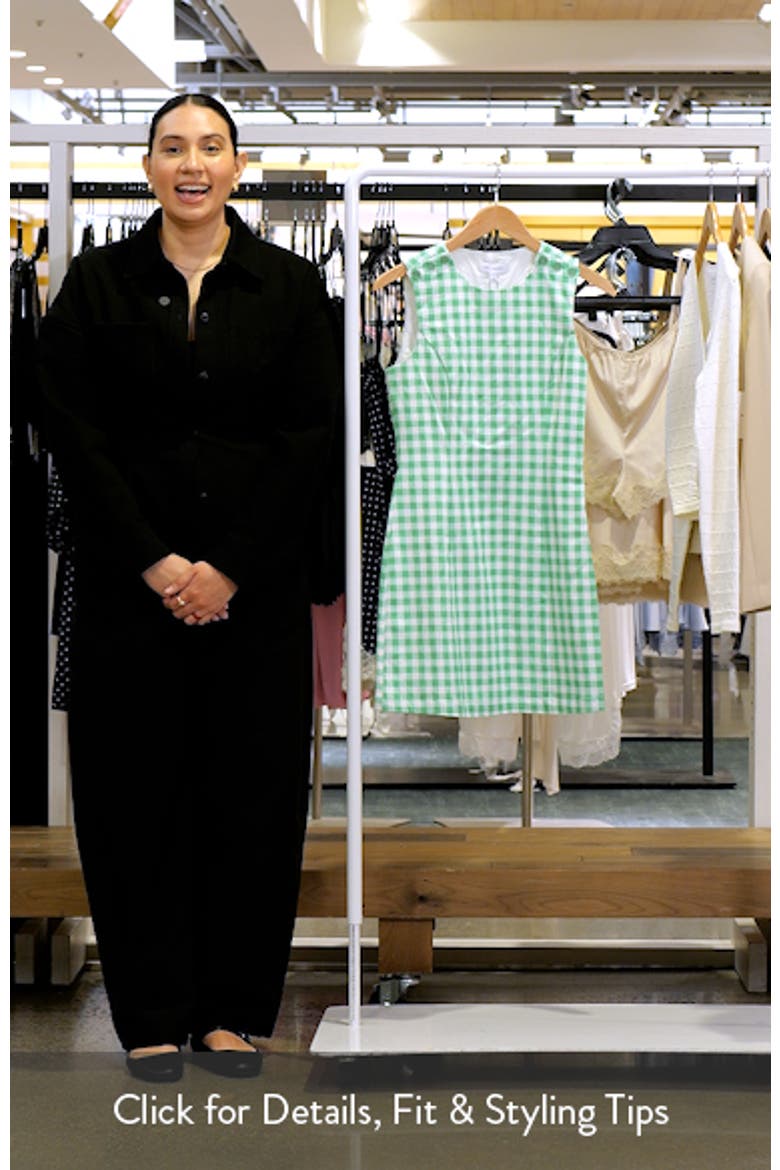 Willow Breeze Gingham Minidress video