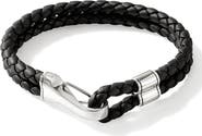 John Hardy Braided Leather Bracelet