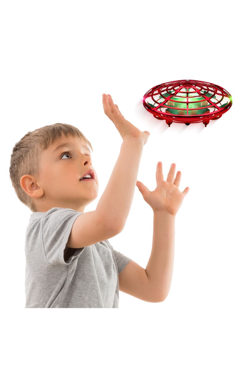 Force1 Scoot Hand Operated Drone -  Red, Alternate, color, Red