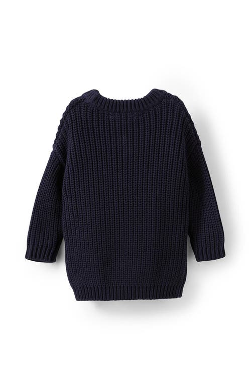 Cotton On Kids Connor Crew Neck Jumper In Blue