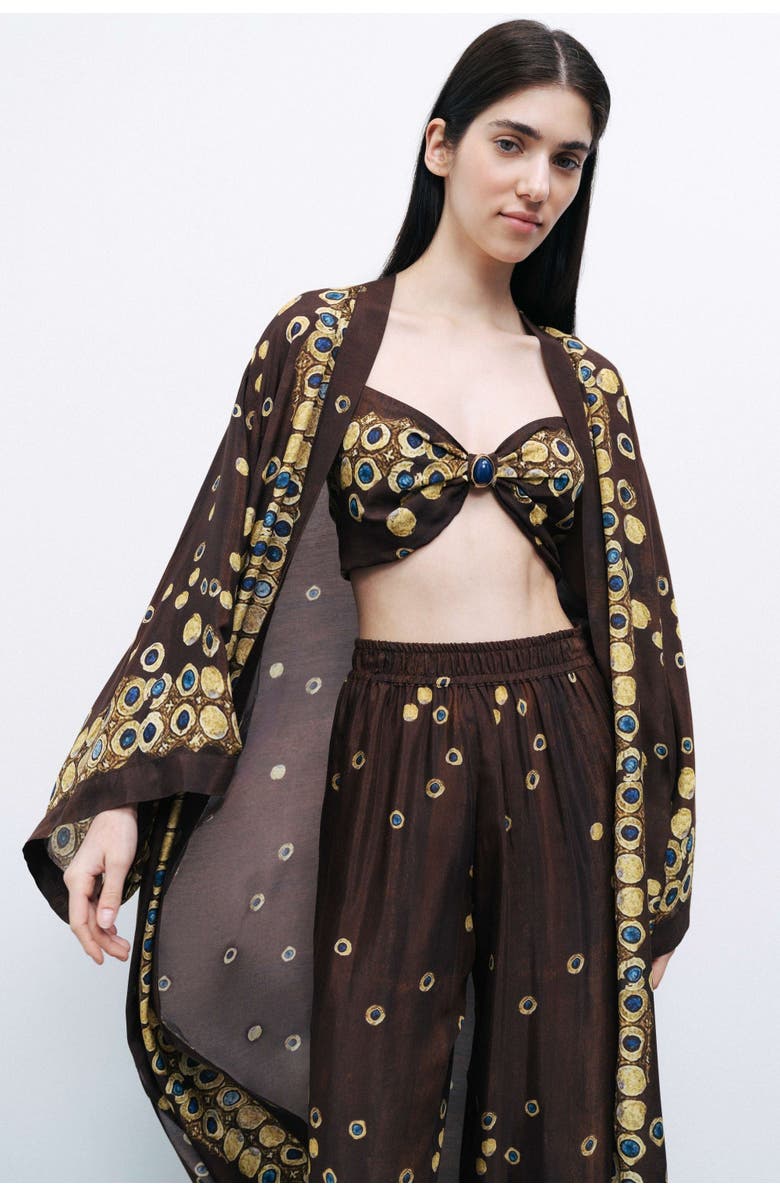 Nocturne Embellished Crop Top with Jewel Detail, Alternate, color,