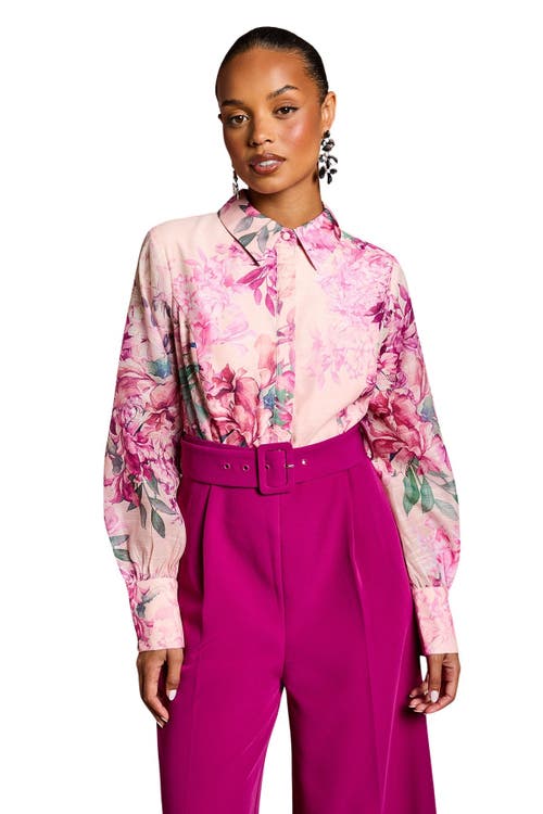 Coast Petite Wide Leg Jumpsuit In Pink