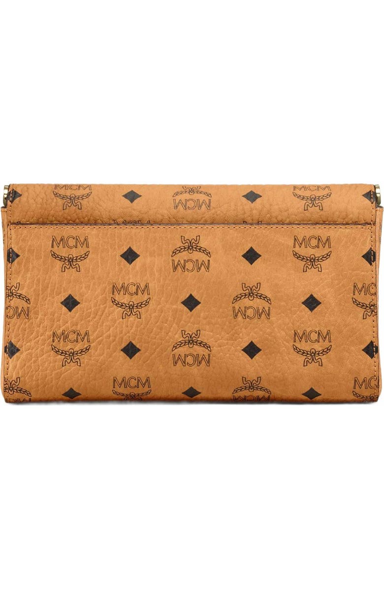 MCM Tracy Crossbody in Visetos, Alternate, color, Cognac