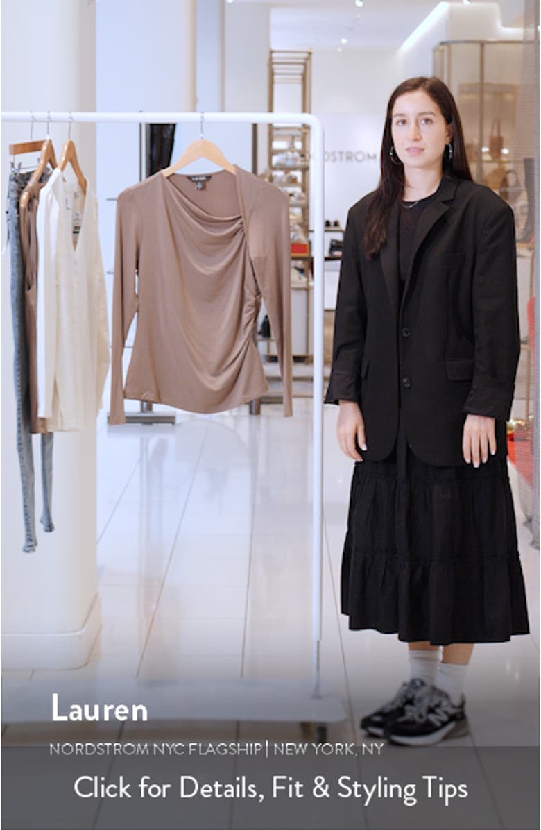 Asymmetric Neck Top, sales video thumbnail