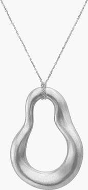 YOJ Nova Wave Necklace in Silver