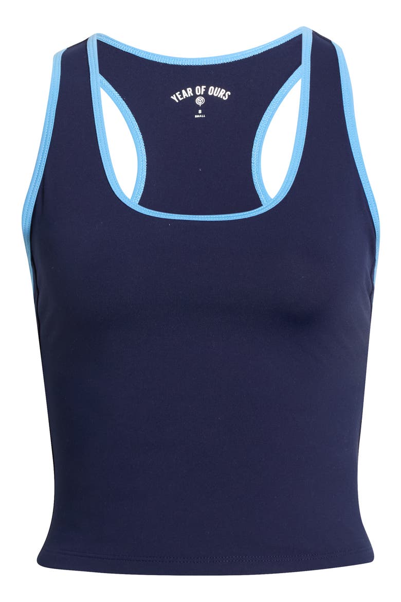 Sport Cut Out Back Tank, Alternate, color, MIDNIGHT/ SPORT BLUE