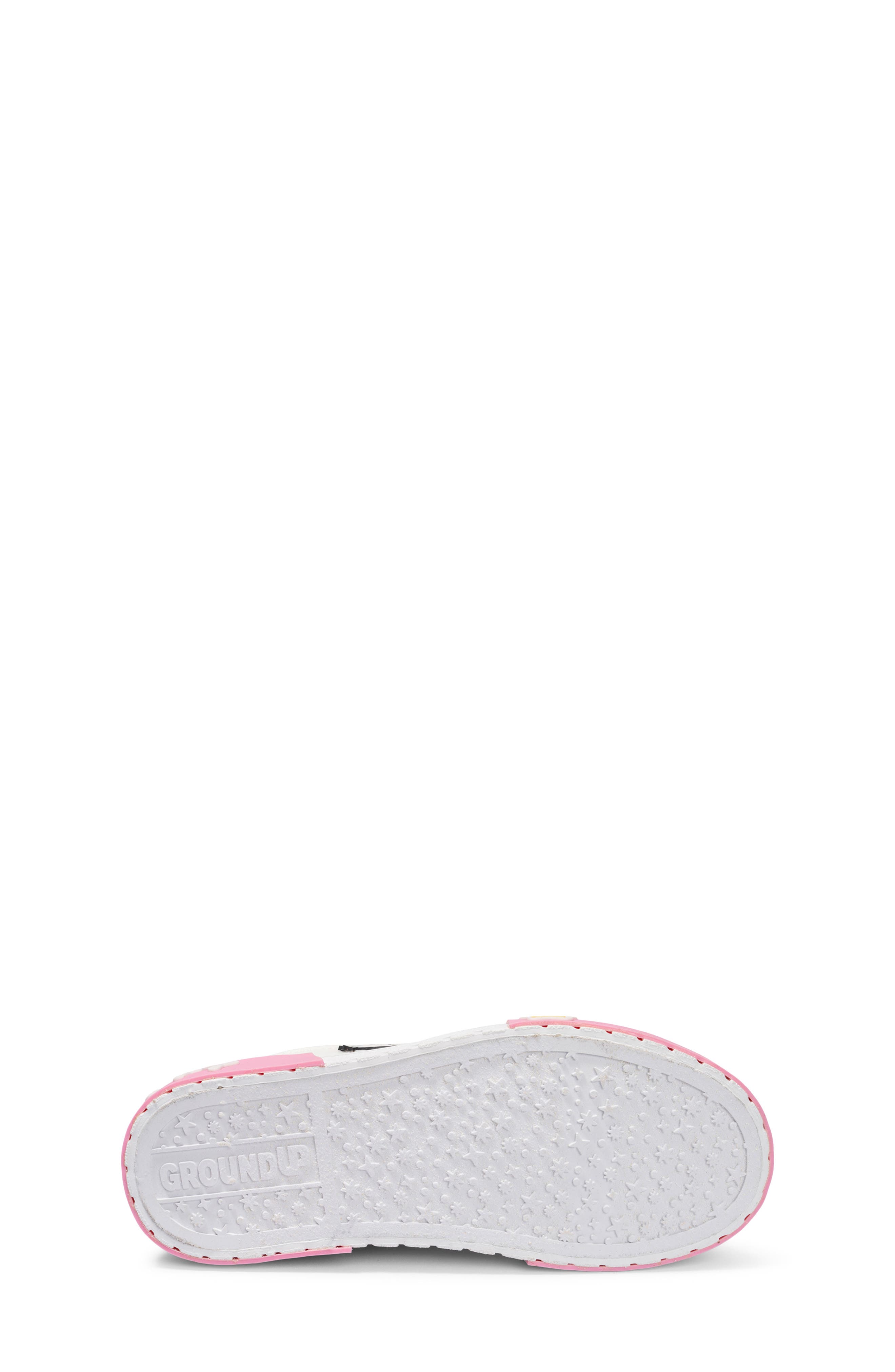 Kids' Hello Kitty Court Sneaker, Alternate, color, WHITE PINK
