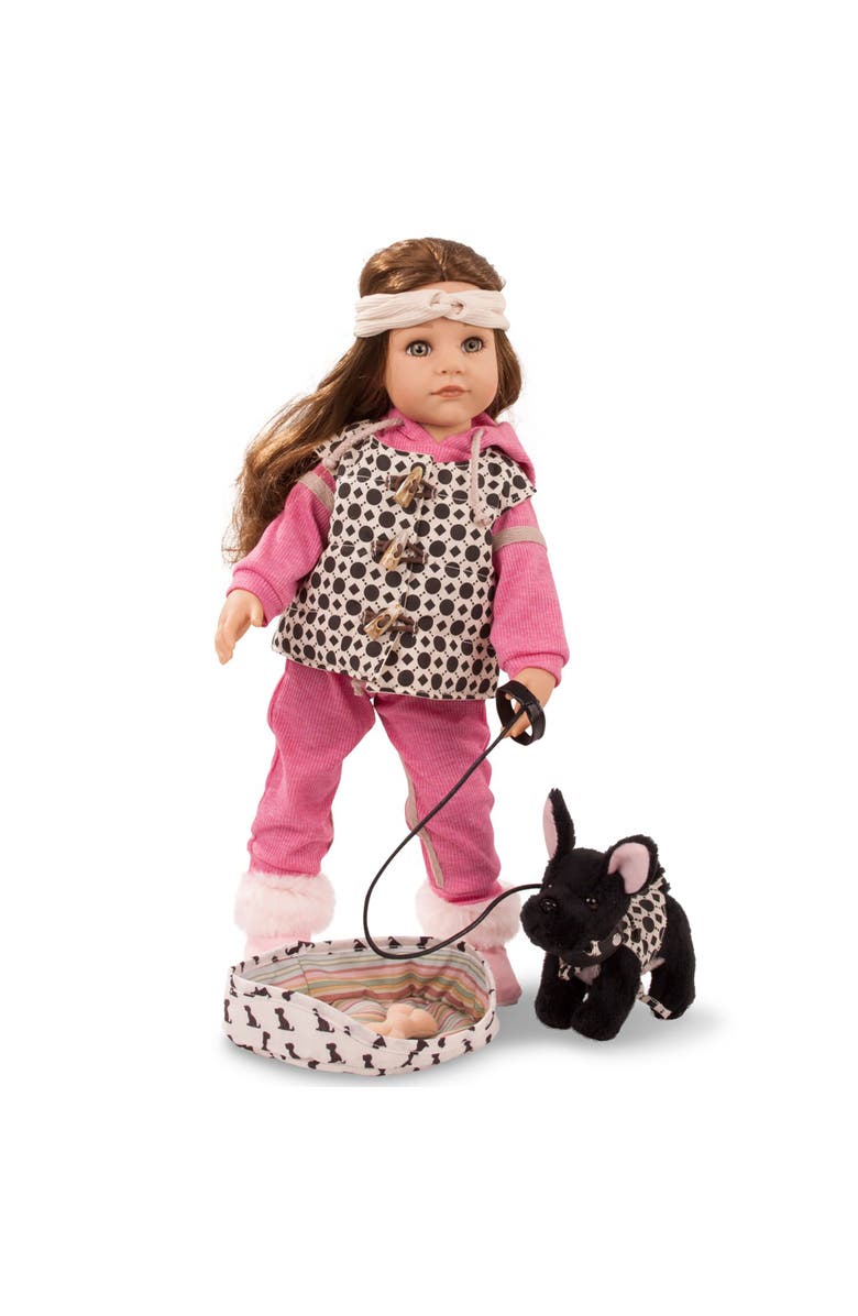Gotz 19.5" Hannah Staycation Poseable Standing Doll, Main, color,