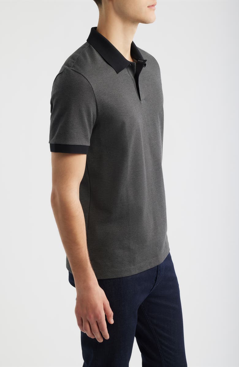 BOSS Parlay Cotton Piqué Polo, Alternate, color, Black