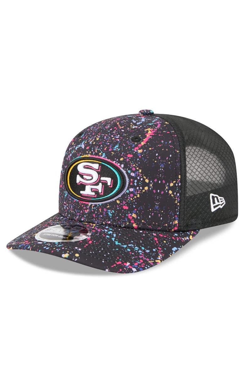 New Era Men's New Era Black San Francisco 49ers 2025 NFL Crucial Catch 9SEVENTY Adjustable Hat, Alternate, color, Black