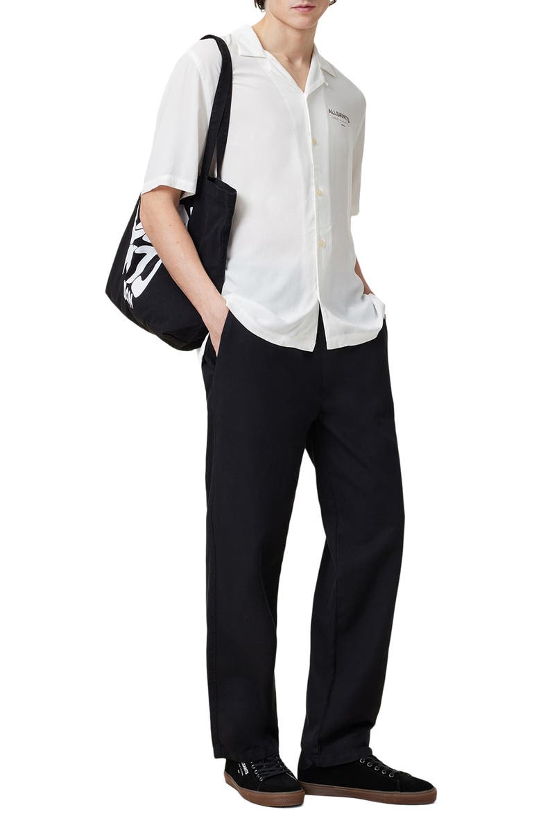 AllSaints Ouija Relaxed Fit Camp Shirt, Alternate, color, 