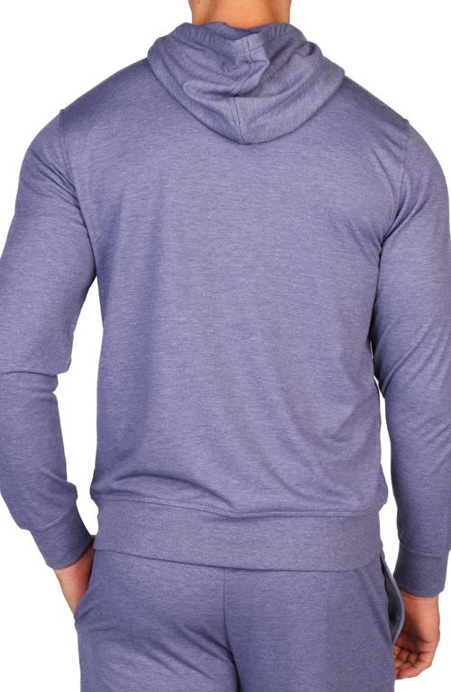 Tailorbyrd French Terry Hoodie In Blue