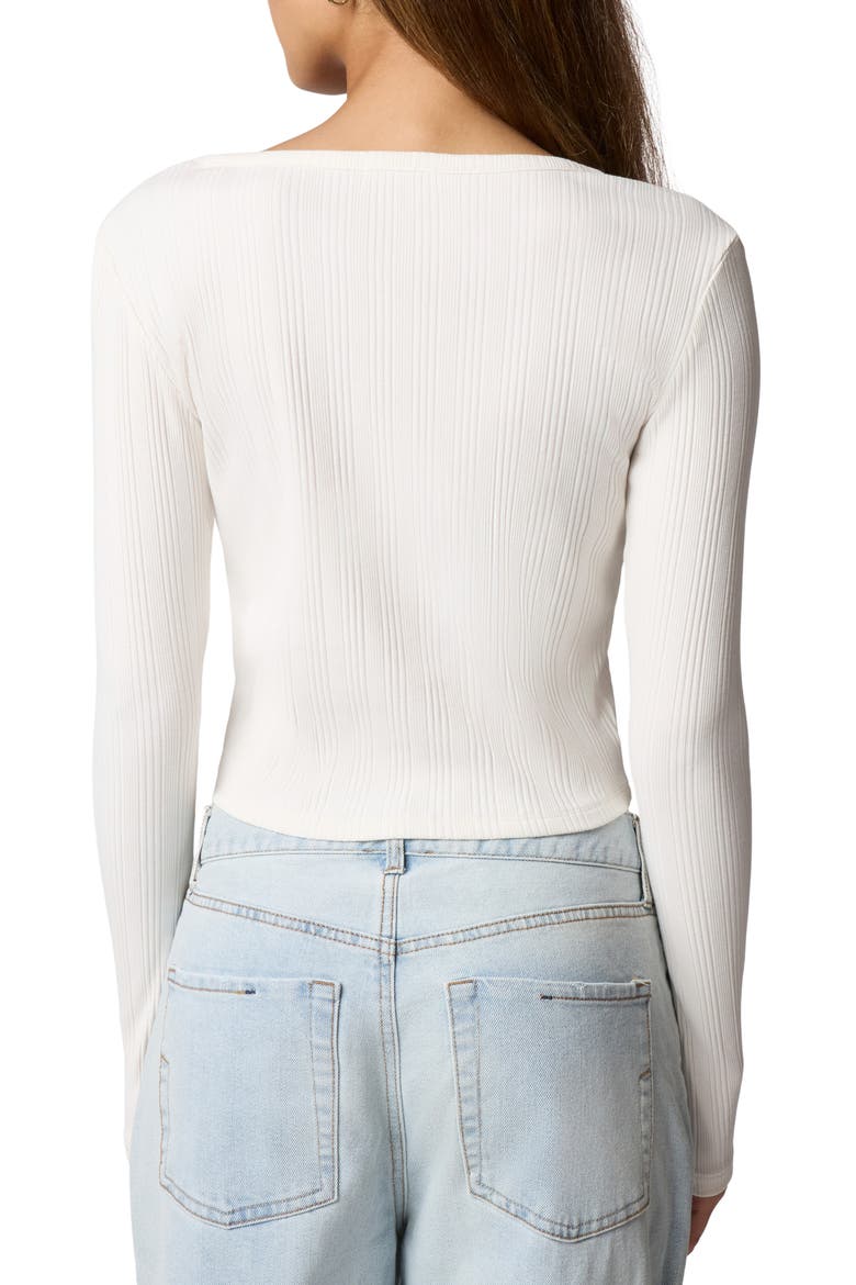 Ribbed Henley Cardigan, Alternate, color, JET STREAM