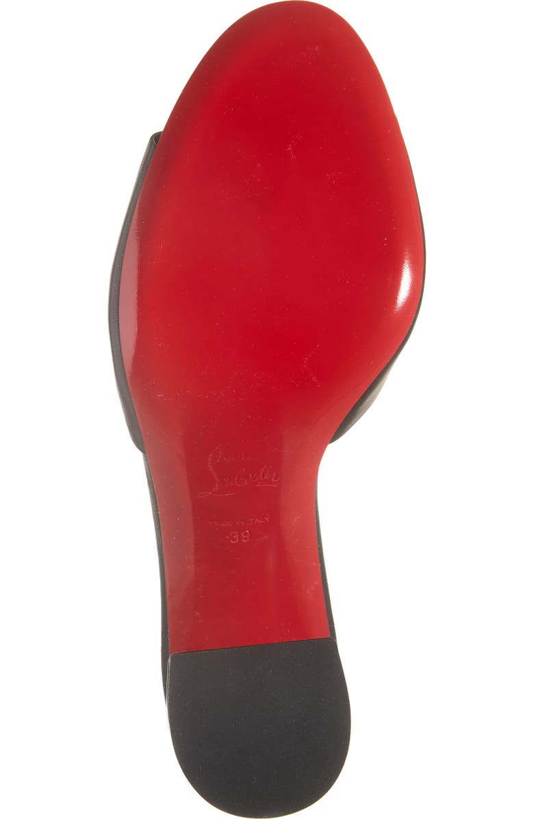 Christian Louboutin Jane Slide Sandal, Alternate, color, B439 Black/Lin Black