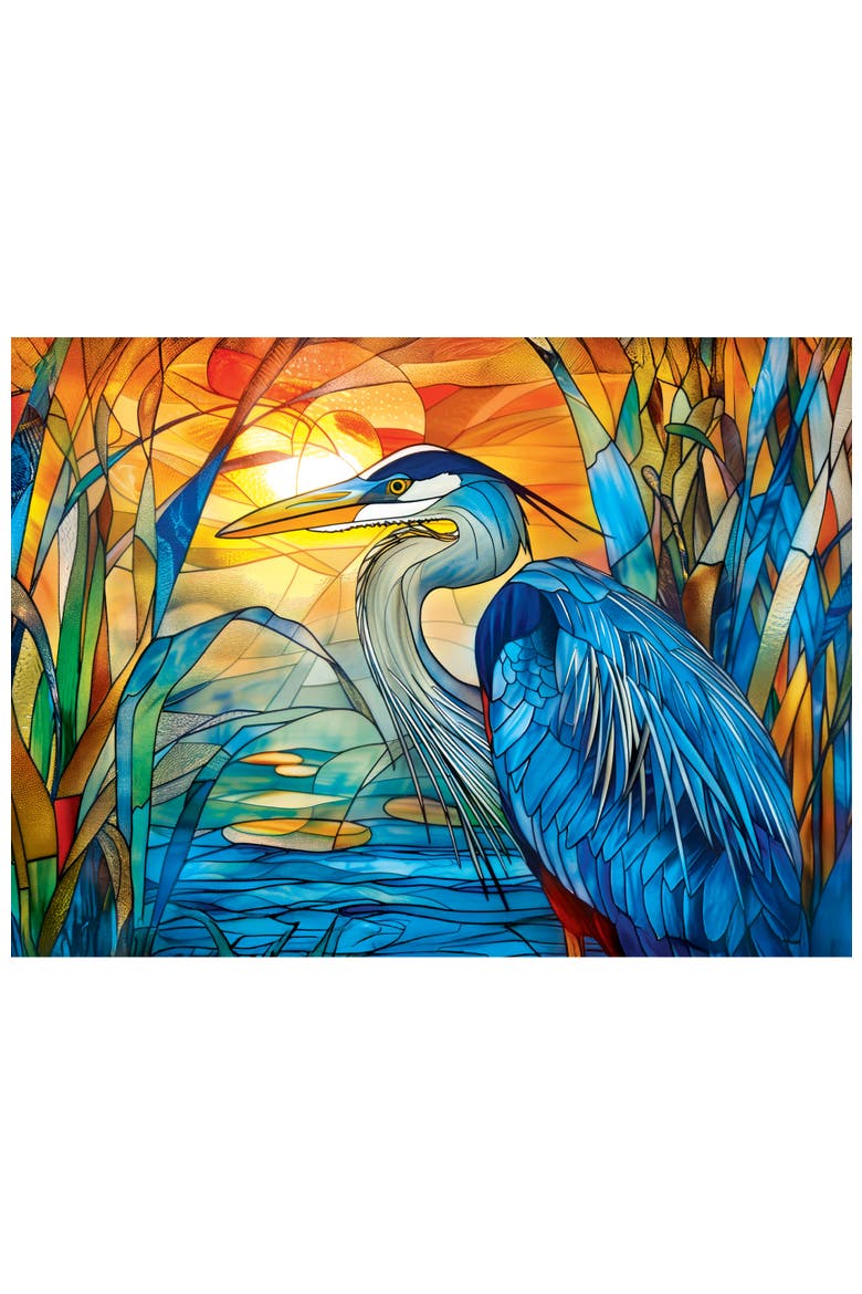 Stained Glass 500pc Puzzles 4 Pack, Alternate, color, Multicolor