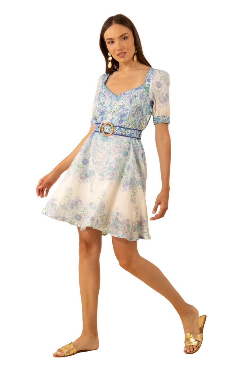 Hale Bob Kara Linen Dress, Alternate, color,