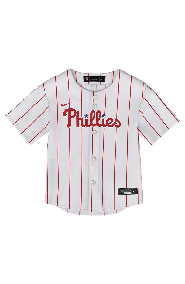 Outerstuff Infant White Philadelphia Phillies Home Replica Jersey, Alternate, color,