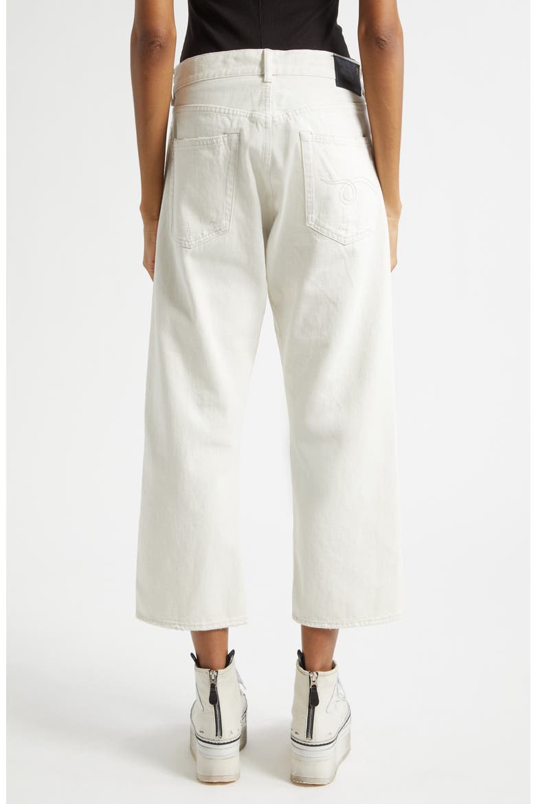 X-BF Crossover Wide Leg Jeans, Alternate, color, HOLDEN WHITE SELVEDGE