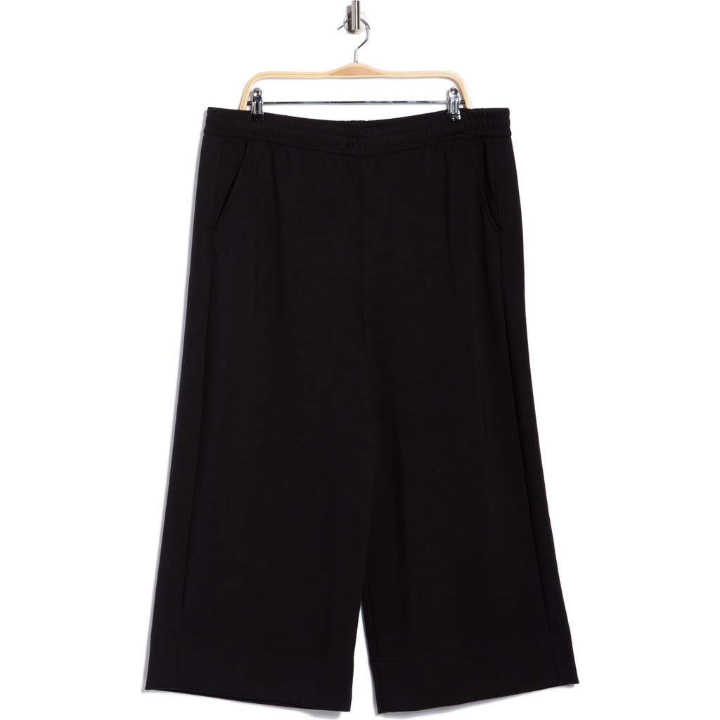 Caslon ® Scuba Wide Leg Pants In Black