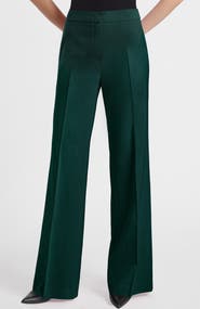 Santorelli Camila Wide Leg Pant in Soft Stretch Twill