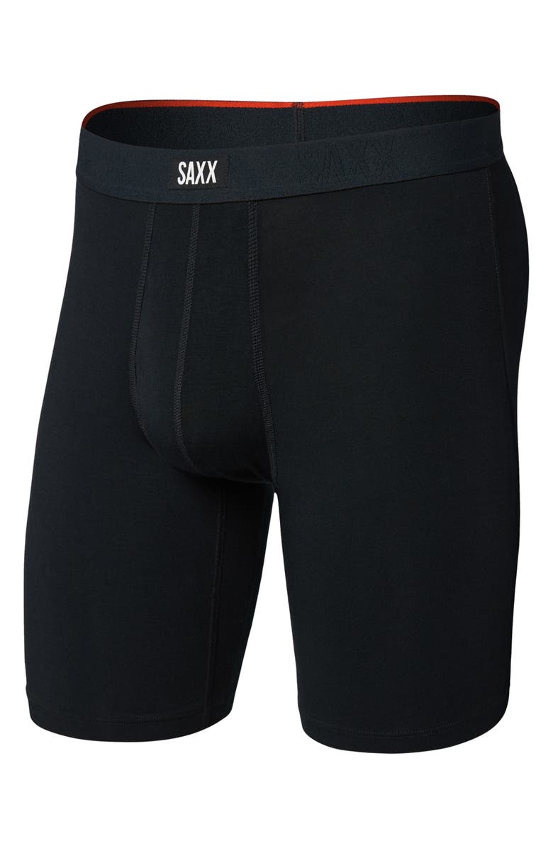 SAXX Vibe Xtra Boxer Briefs, Alternate, color, Black