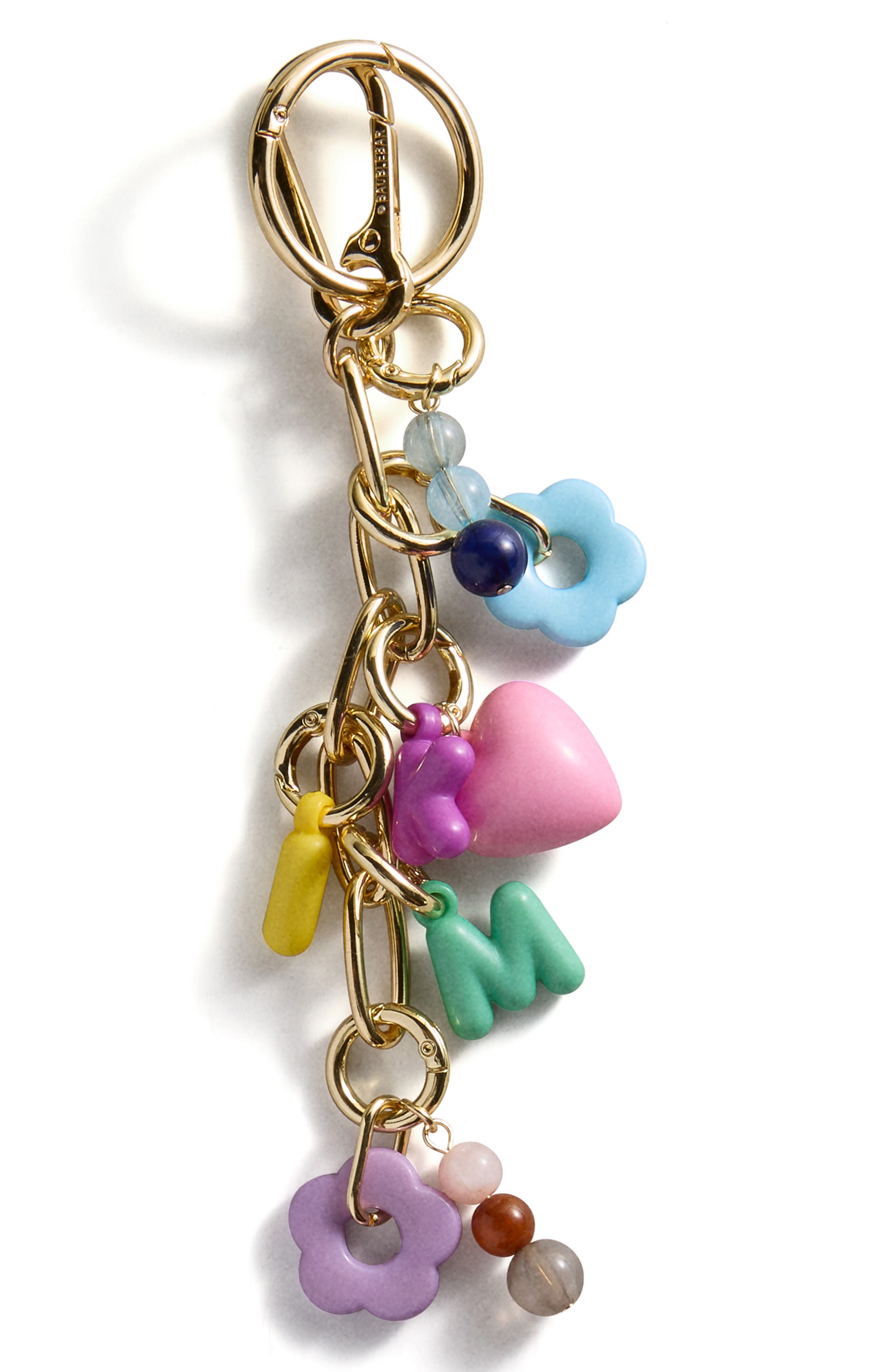 The Mini Custom DIY Bag Charm Kit, Main, color, GOLD MULTI