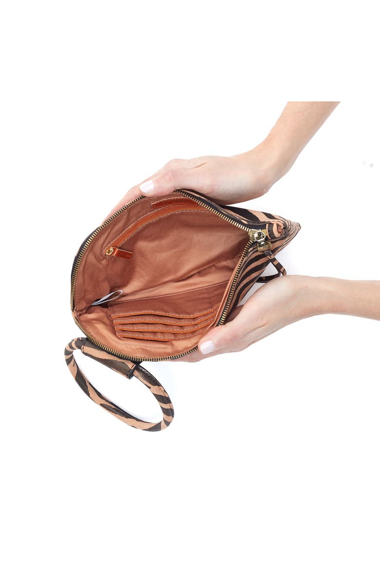 HOBO Sable Leather Clutch, Alternate, color, 