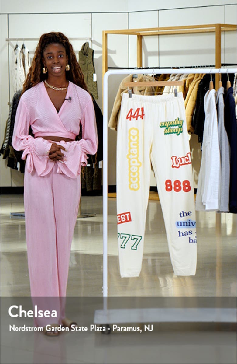 Affirmations Cotton Blend Sweatpants, sales video thumbnail