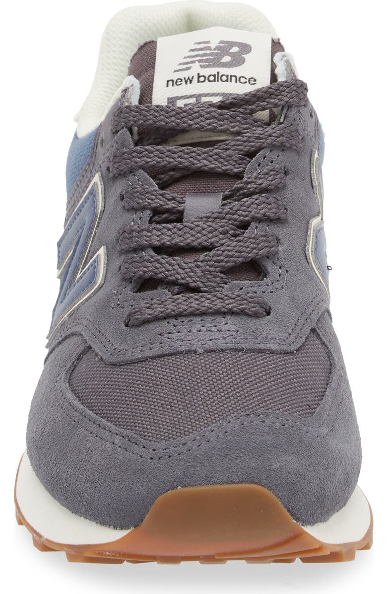 New Balance 574 Sneaker, Alternate, color, Magnet/ Vintage Indigo