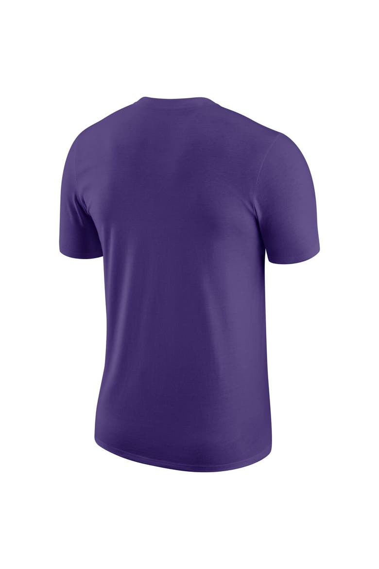Men's Nike Purple Los Angeles Lakers Essential Heritage Performance T-Shirt, Alternate, color, Purple