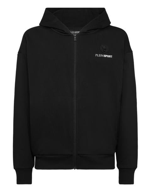Oversize Zipped Hoodie Sweatshirt Ls Scratch Men